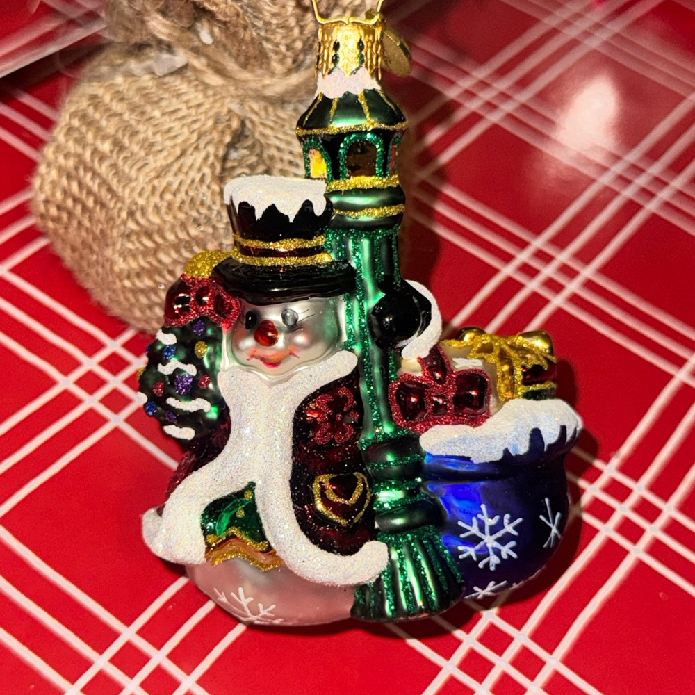 Christopher Radko Snowman